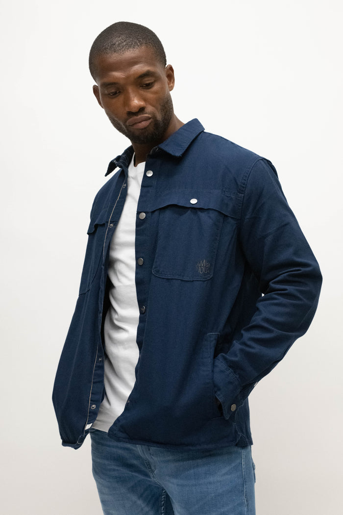 Blend Ambitious Dress Blue Overshirt
