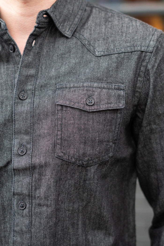 Blend Black Denim Shirt