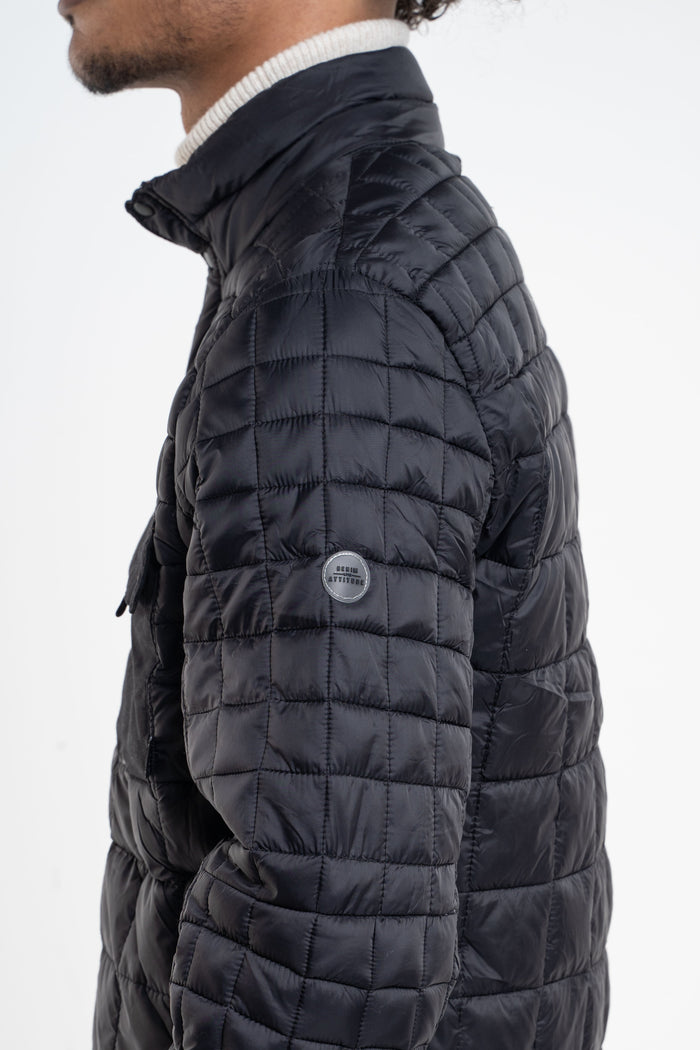 Blend Black Padded Coat