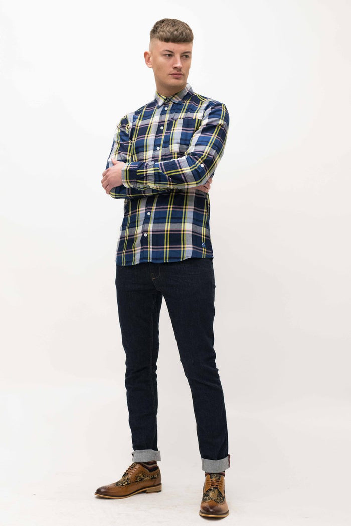 Blend Blue Check Shirt