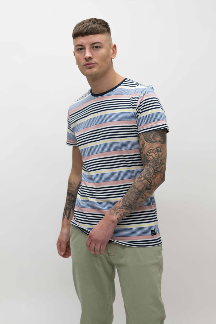 Blend Dress Blue Striped T-Shirt