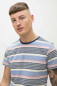 Blend Dress Blue Striped T-Shirt