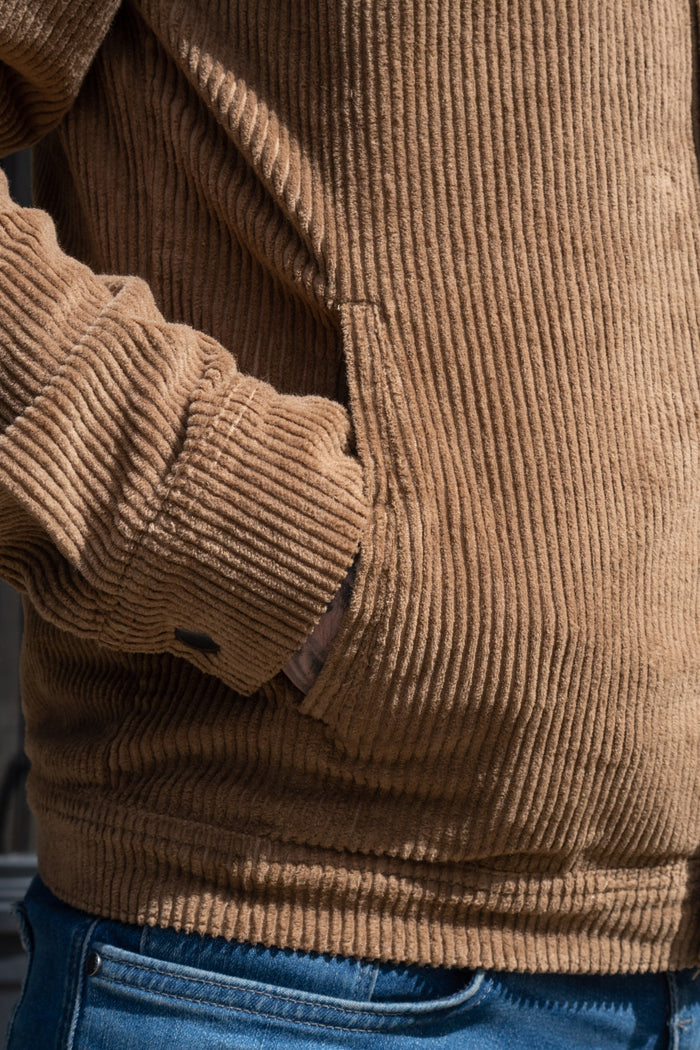 Blend Lead Grey Cord Overshirt