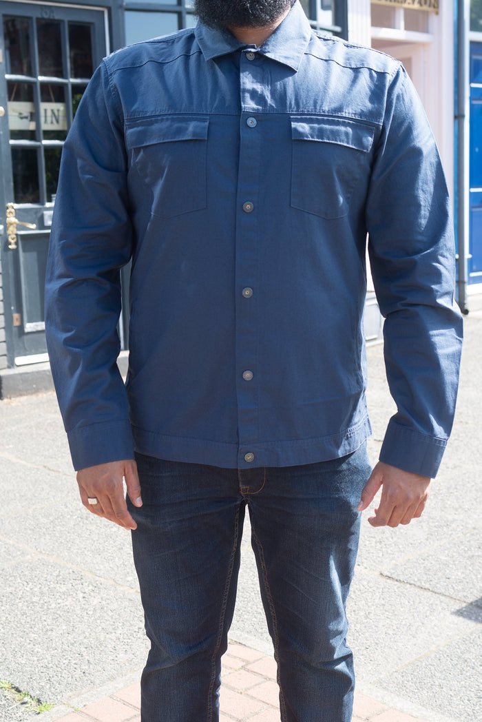 Blend Navy Cotton Shirt