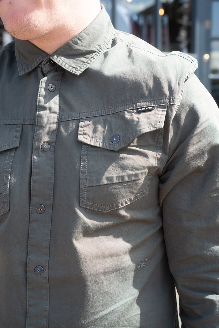 Blend Olive Cotton Shirt