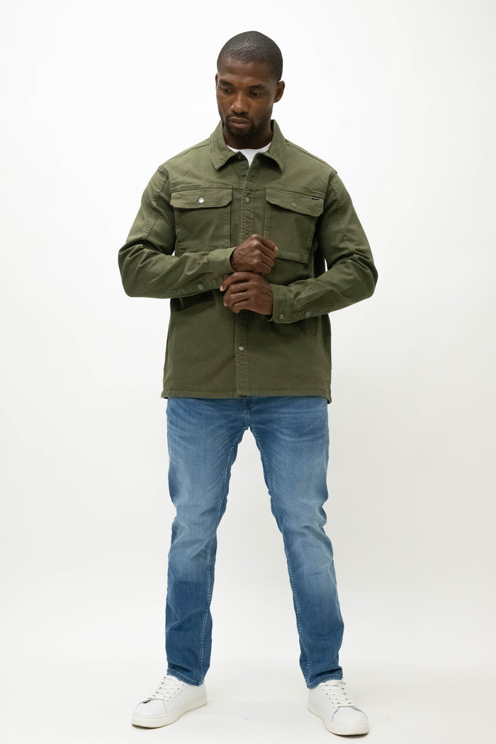 Blend Olive Overshirt