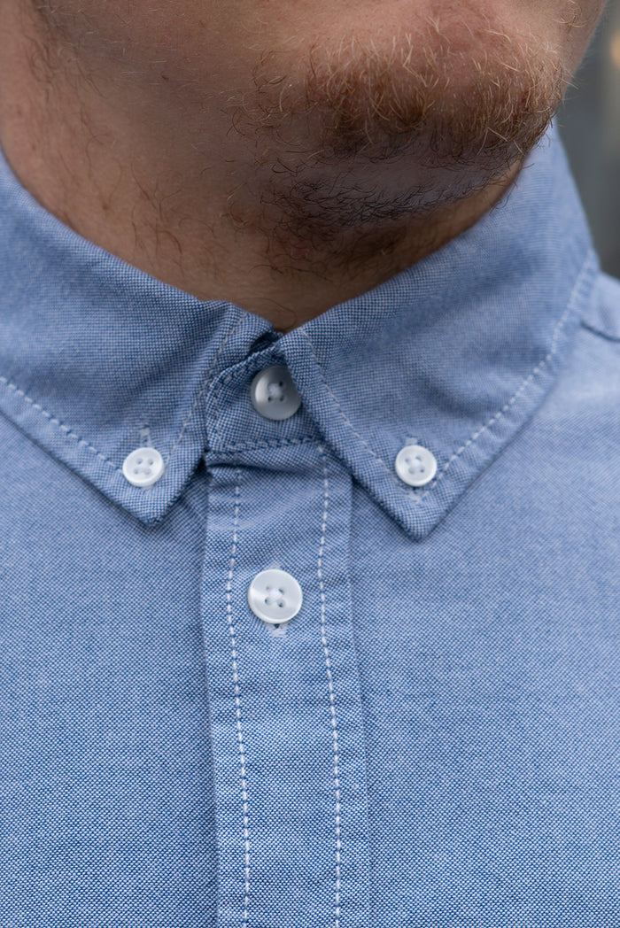 Blend Sky Blue Long Sleeved Shirt