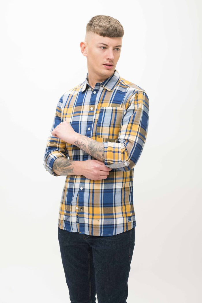 Blend Yellow Check Shirt