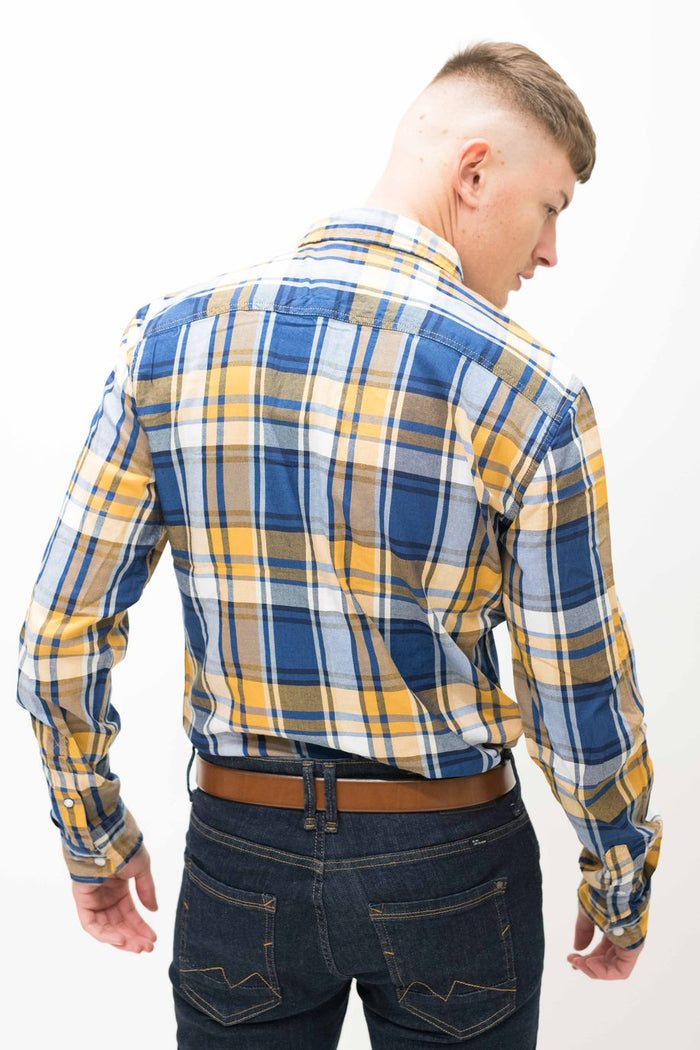 Blend Yellow Check Shirt