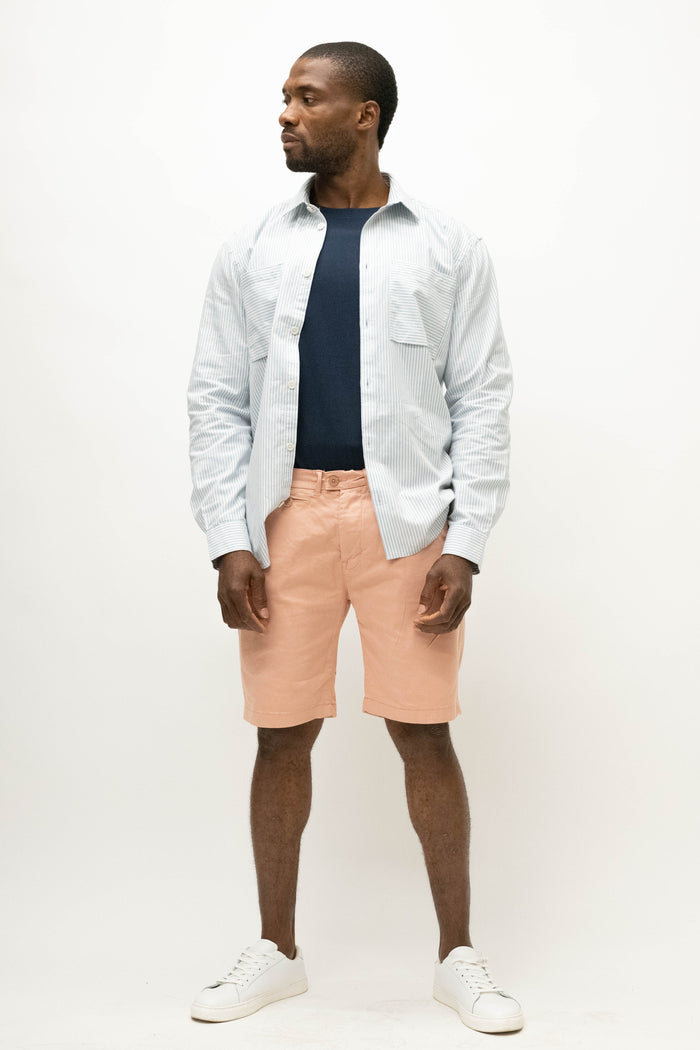 Casual Friday Alvin Faded Denim Oxford Shirt