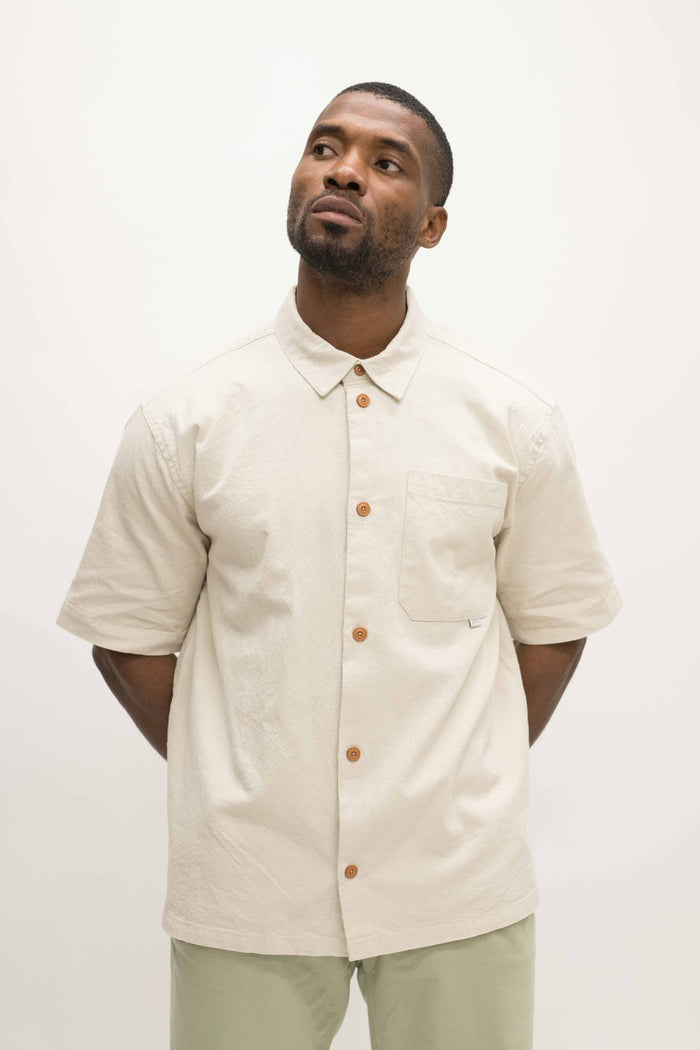 Casual Friday Alvin Sand Short Sleeved Shirt