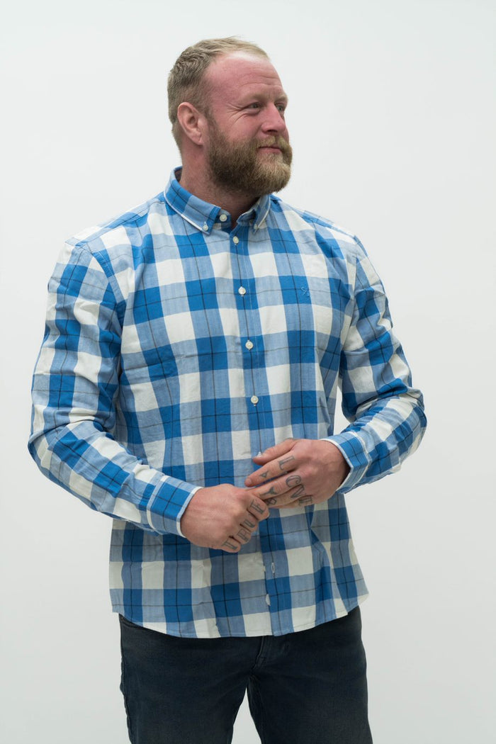 Casual Friday Anton Checked Herringbone Shirt