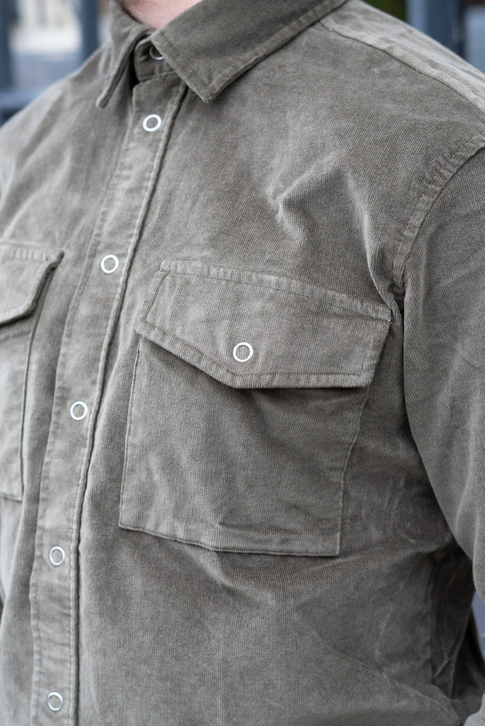 Casual Friday Anton Green Cord Shirt