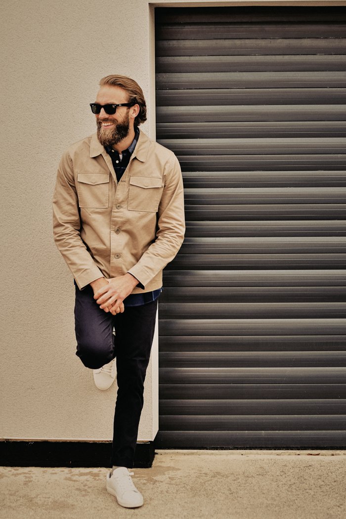 Casual Friday Beige Overshirt