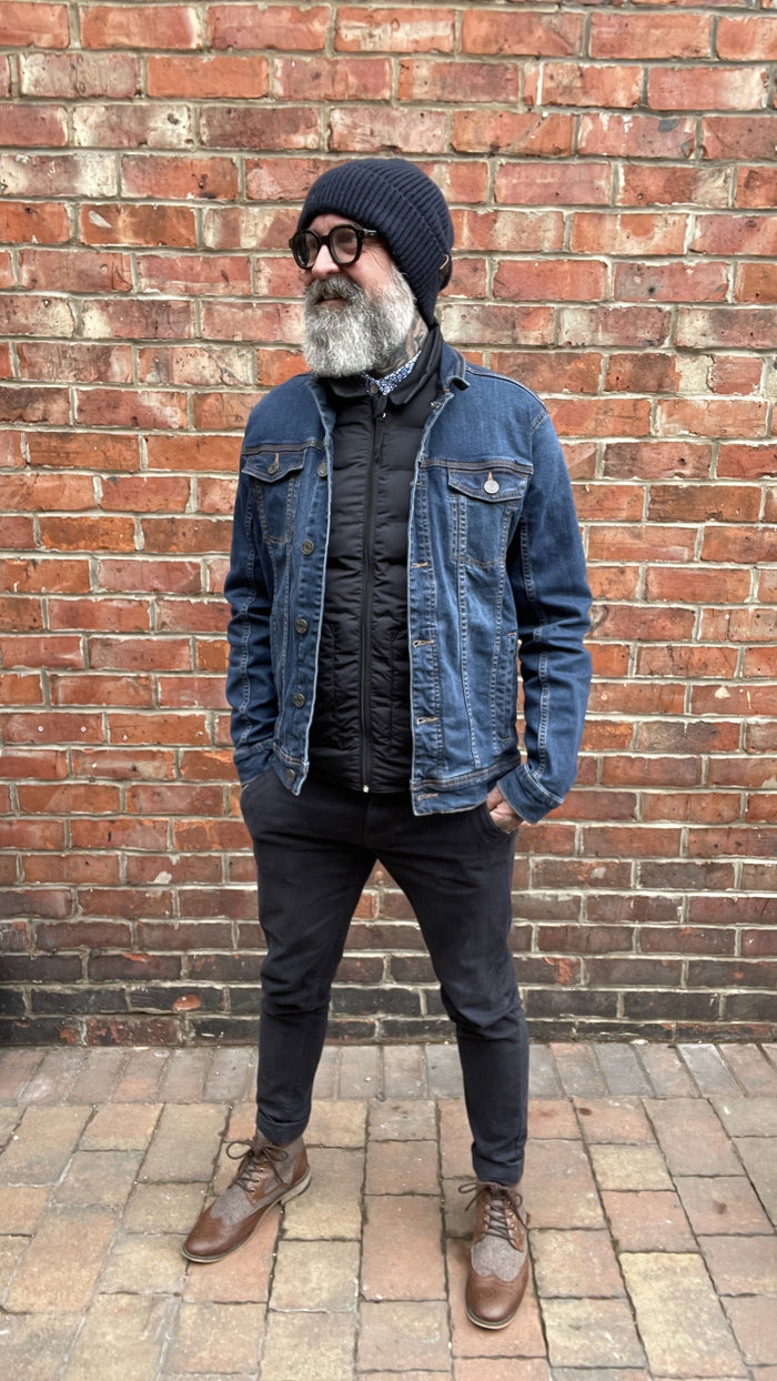 Casual Friday Black Quilted Gilet