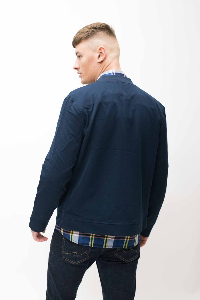 Casual Friday Jels Navy Bomber Jacket