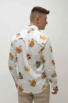 Claudio Lugli White Crown Shirt
