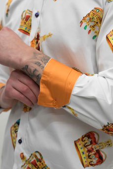 Claudio Lugli White Crown Shirt