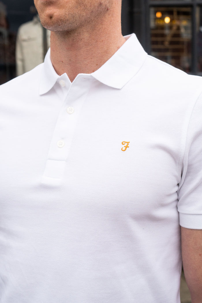 Farah White Polo Shirt