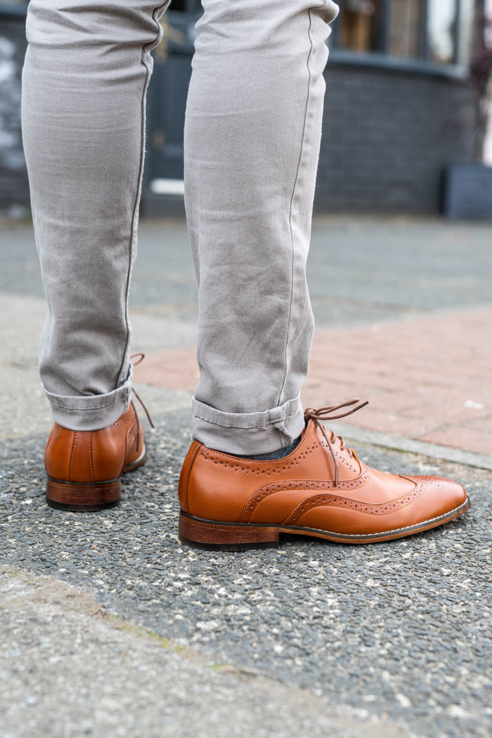 Goor Tan Brogues