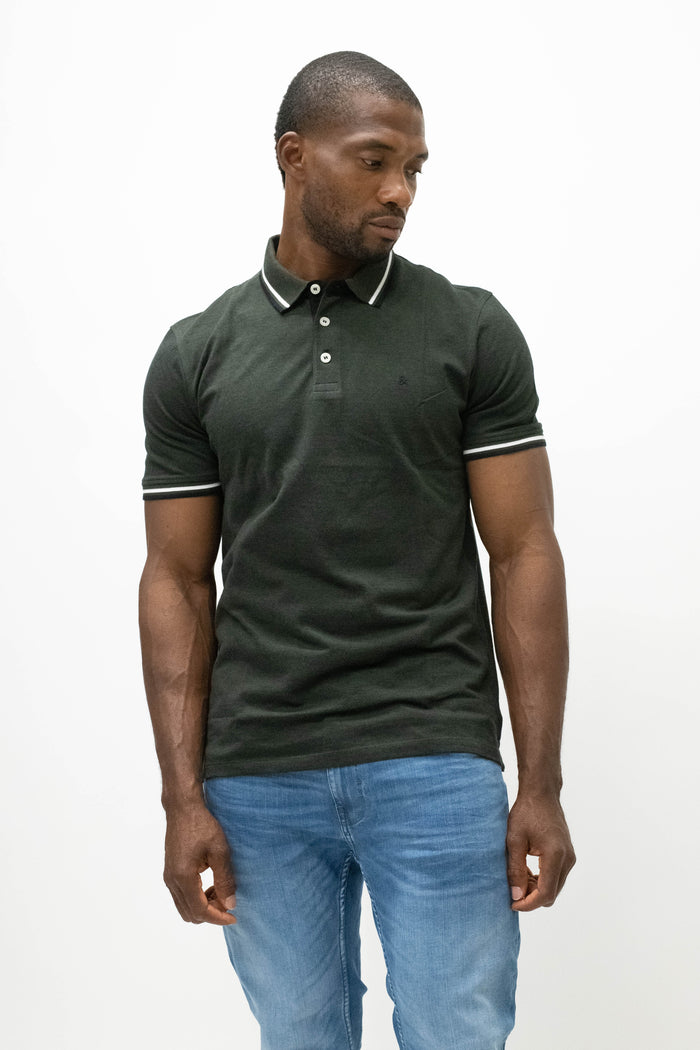 Jack & Jones Forest Night Polo T-Shirt
