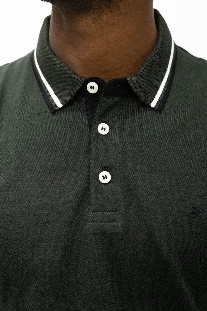 Jack & Jones Forest Night Polo T-Shirt