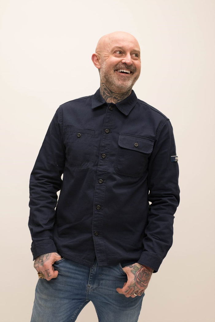 Jack & Jones Navy Overshirt