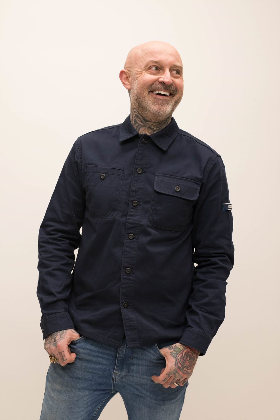 Jack & Jones Navy Overshirt