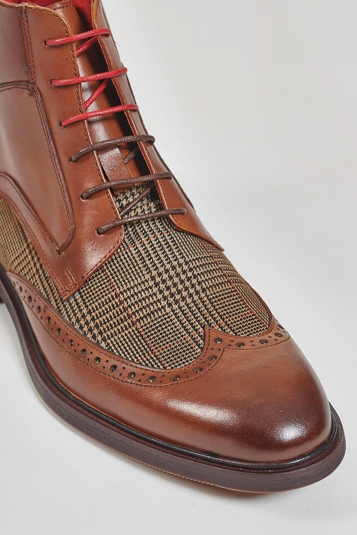 Justin Reece Justin Reece Douglas Boots In Brown £119.99