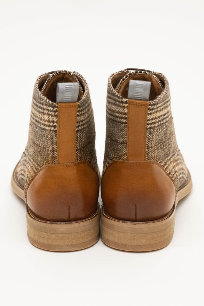 Justin Reess Greg Tan Check Boots