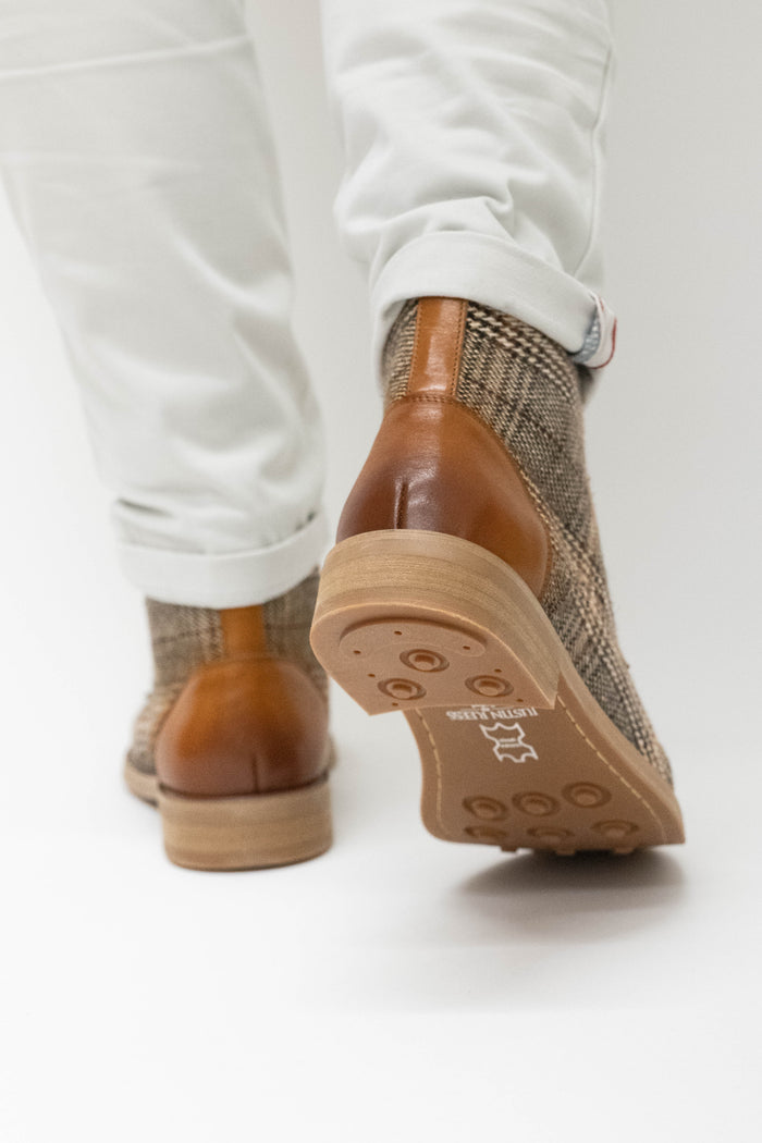 Justin Reess Greg Tan Check Boots