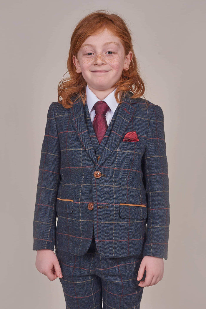 Knightsbridge Neckwear Boys Maroon Paisley Tie Maroon