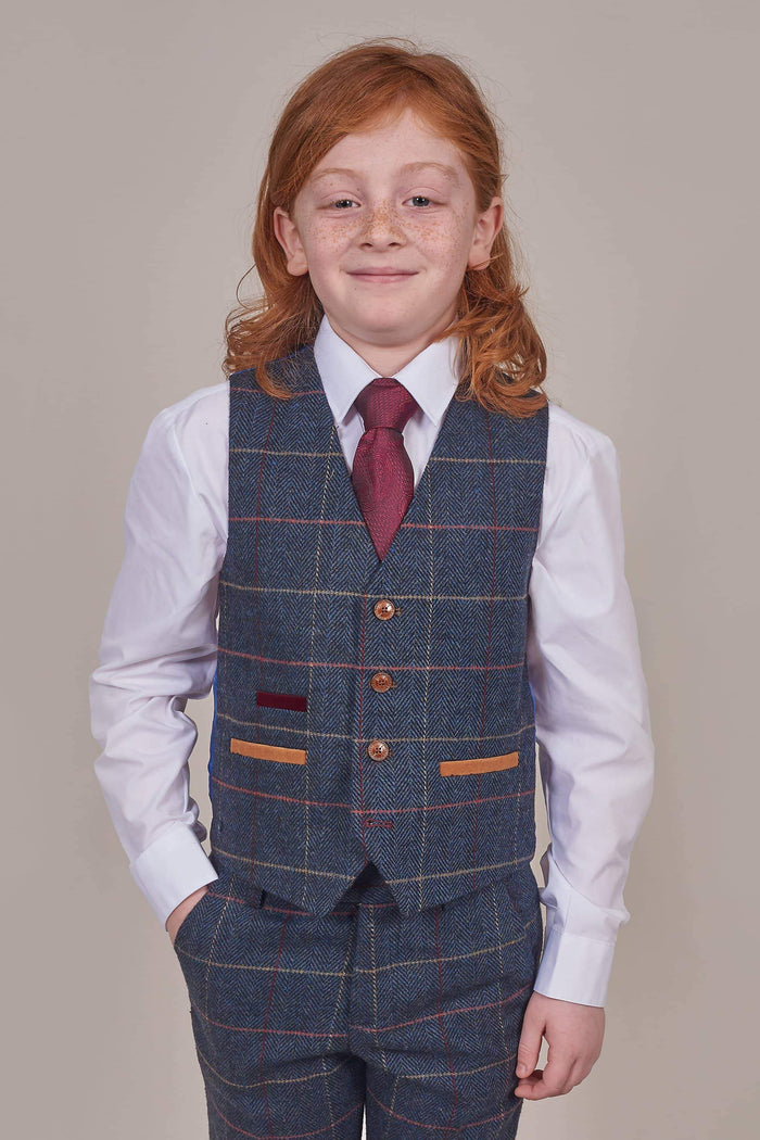 Knightsbridge Neckwear Boys Maroon Paisley Tie Maroon