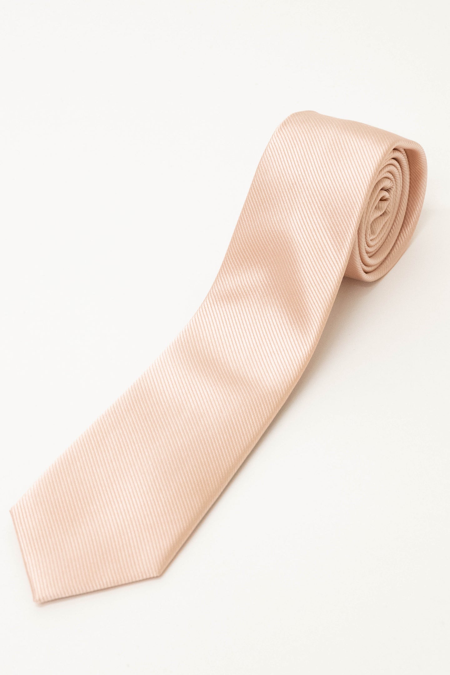 Knightsbridge Neckwear Rose Gold Woven Silk Tie