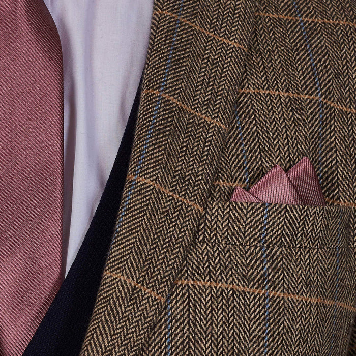Knightsbridge Neckwear Soft Burgundy Woven Silk Tie Burgundy