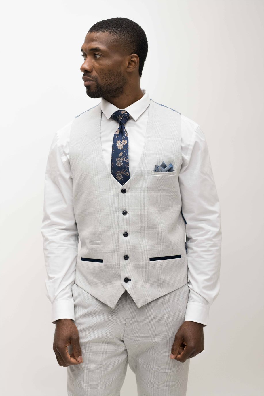 Marc Darcy Bromley Stone Waistcoat