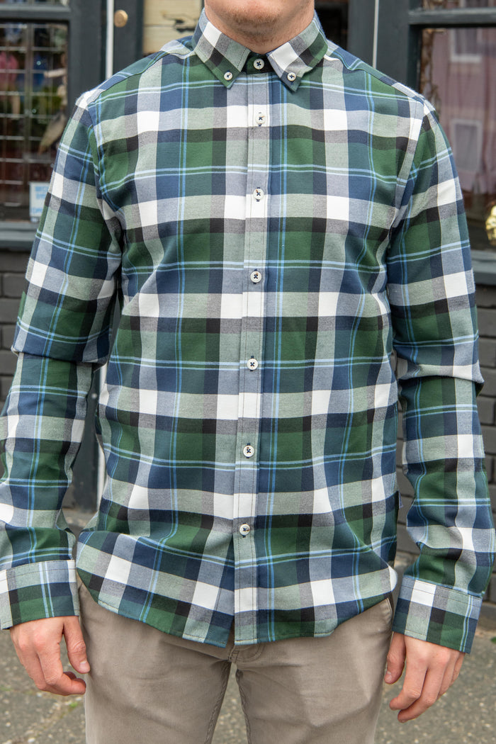 Mish Mash Motala Khaki Check Shirt