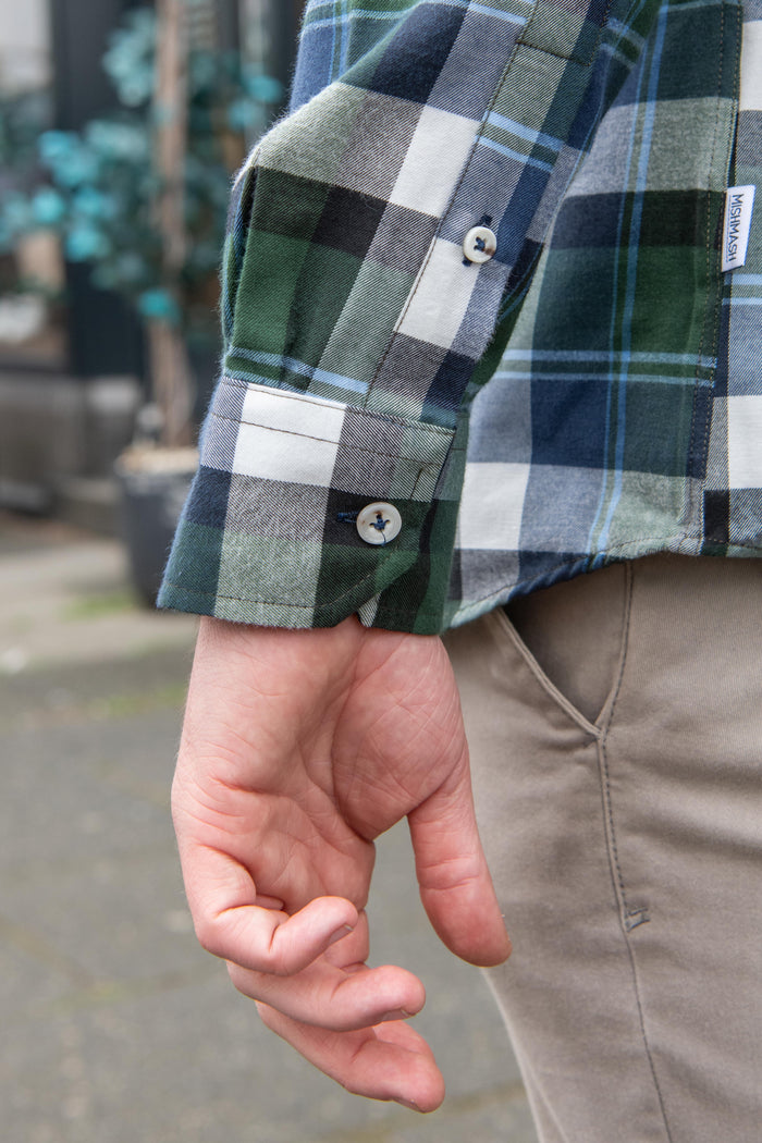 Mish Mash Motala Khaki Check Shirt