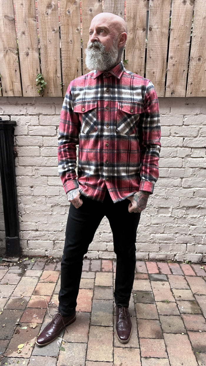 Mish Mash Red Hades Check Shirt