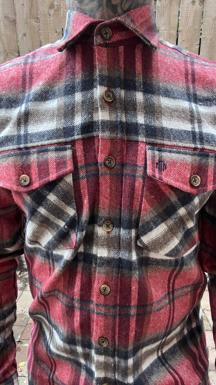 Mish Mash Red Hades Check Shirt