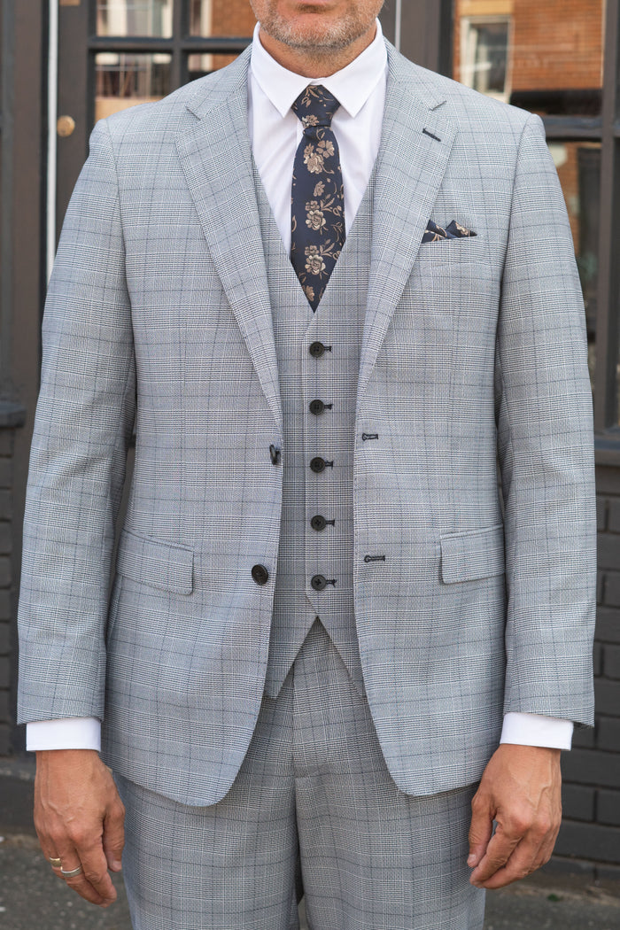 Skopes Anello Grey Check Blazer