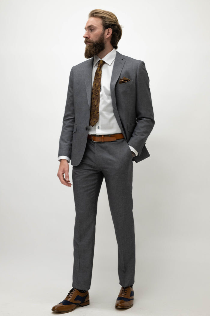 Skopes Harcourt Silver Slim Fit Blazer