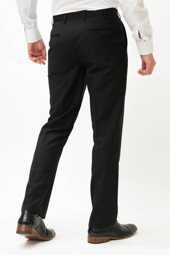 Skopes Madrid Black Tailored Fit Trousers