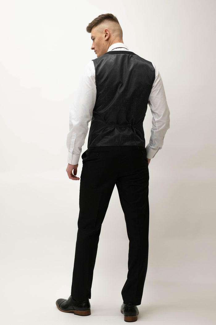 Skopes Madrid Black Waistcoat
