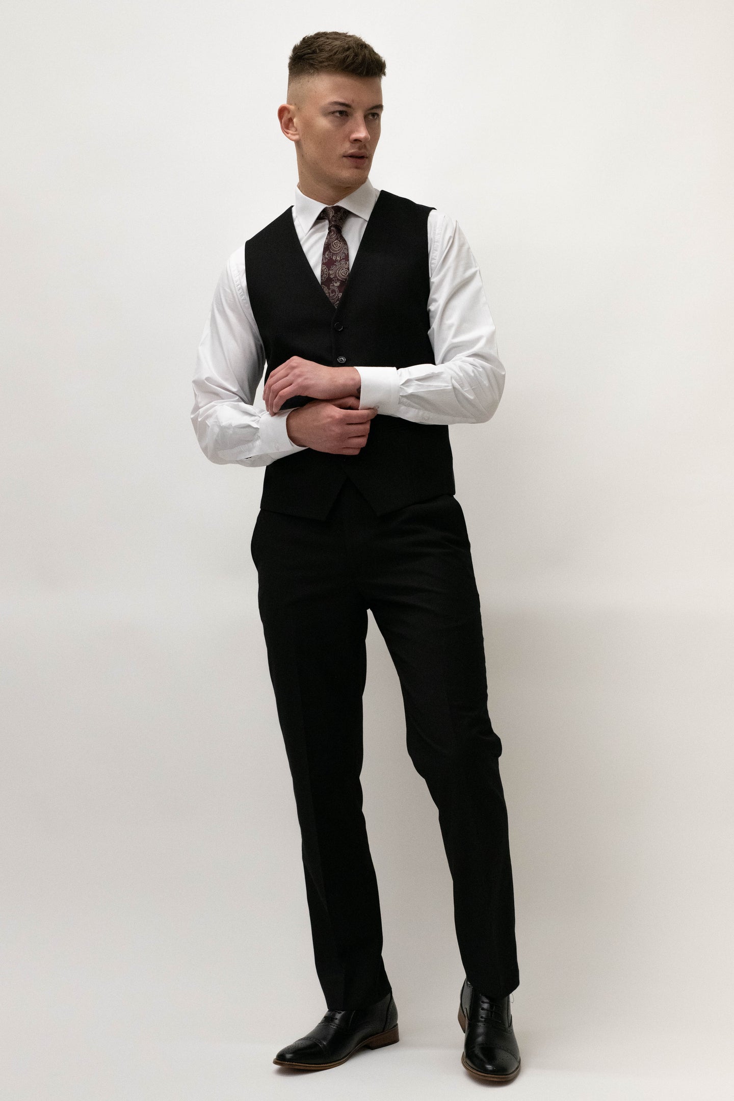 Skopes Madrid Black Waistcoat