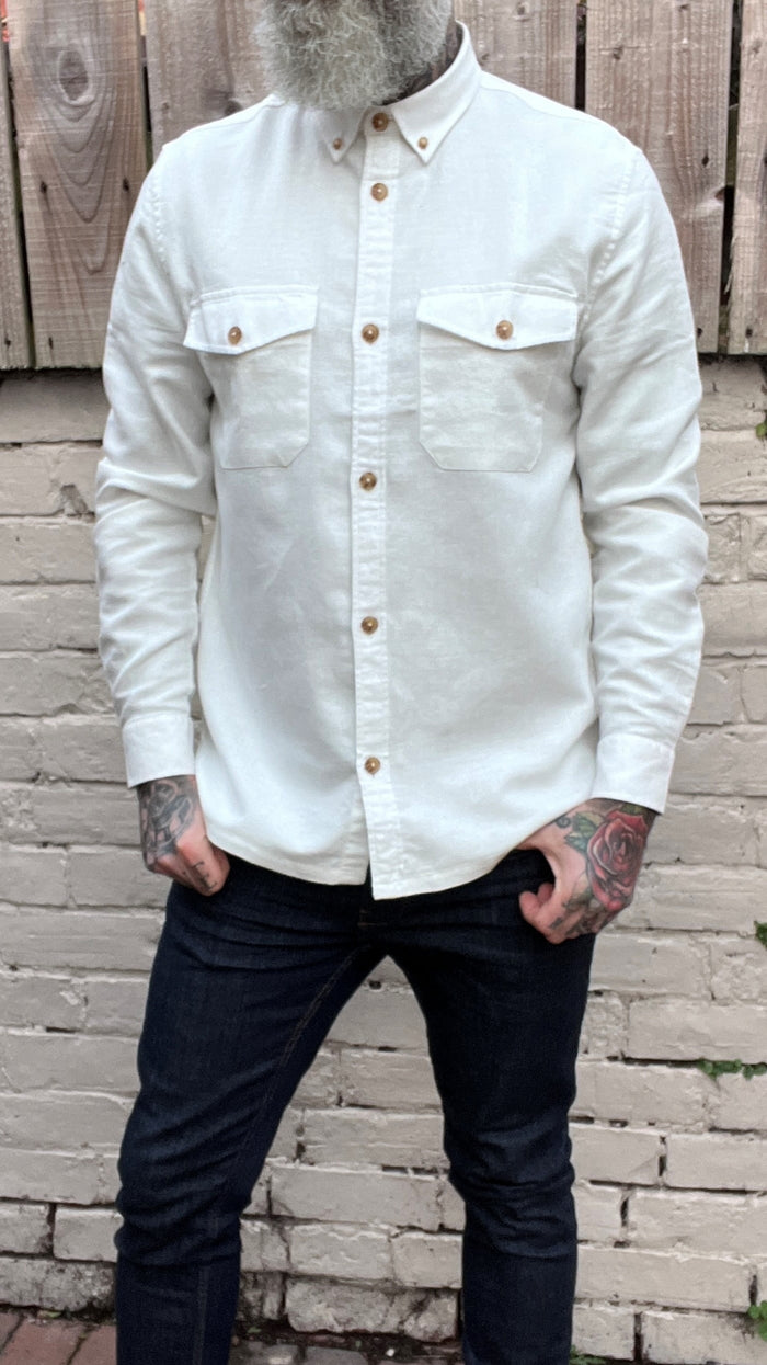 Solid Anton Milky White Overshirt