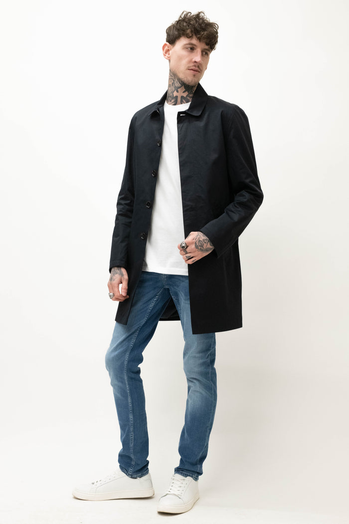Wear London Navy Mac