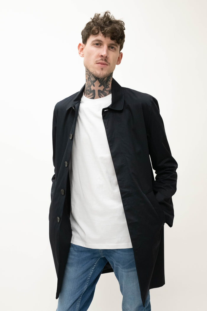 Wear London Navy Mac