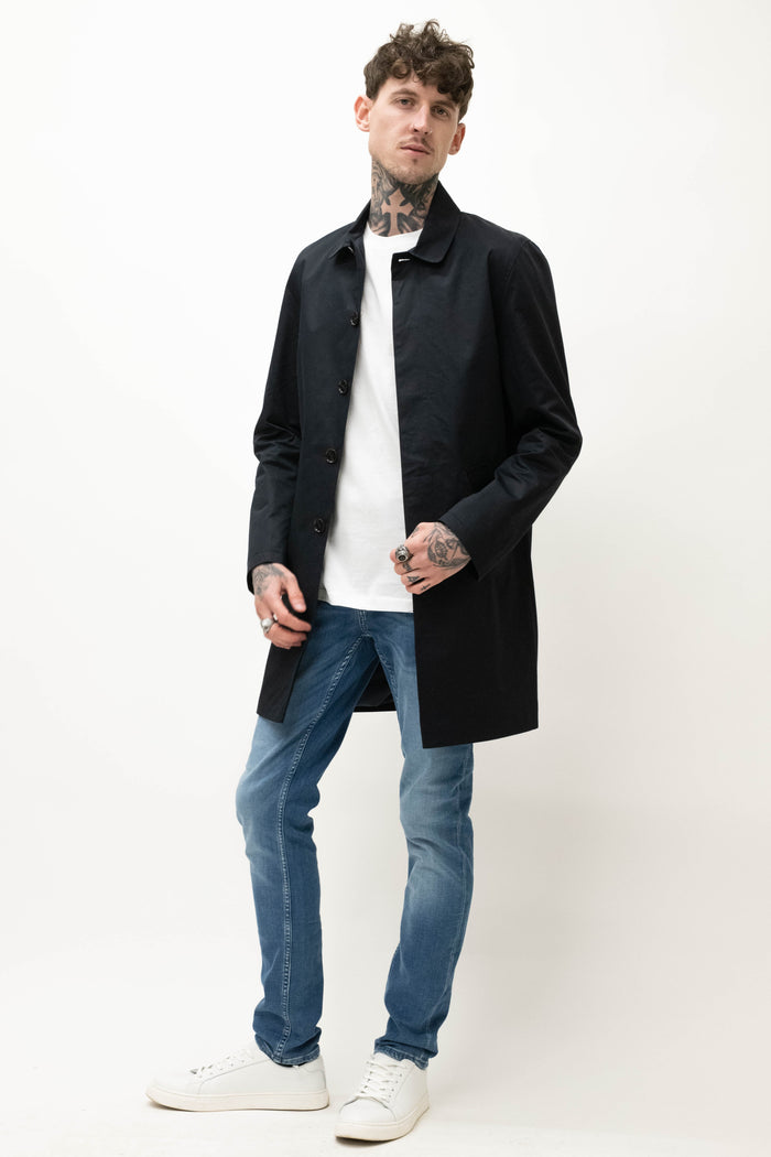 Wear London Navy Mac