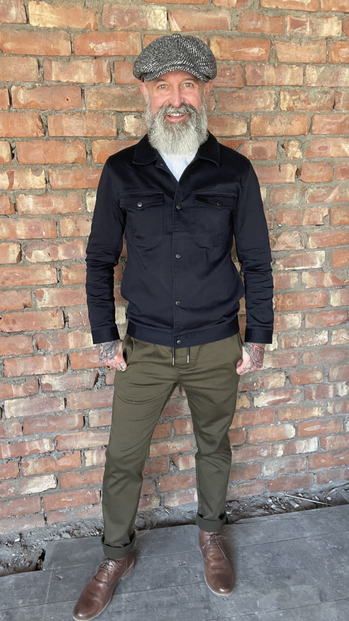 Wear London Navy Spitalfields Jacket